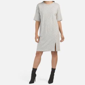 Rag & Bone The Slub T-Shirt Gray Mini Dress Cotton Dress
